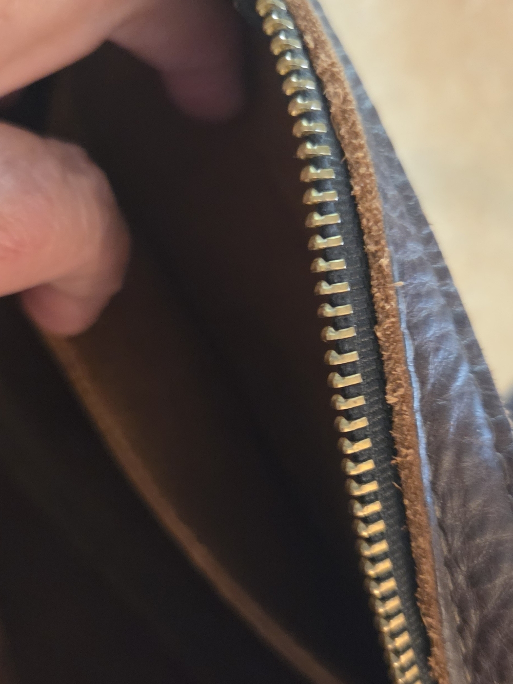 Portland Leather Goods Camera Bag Style Crossbody In Cold Brew - Picture 13 of 16